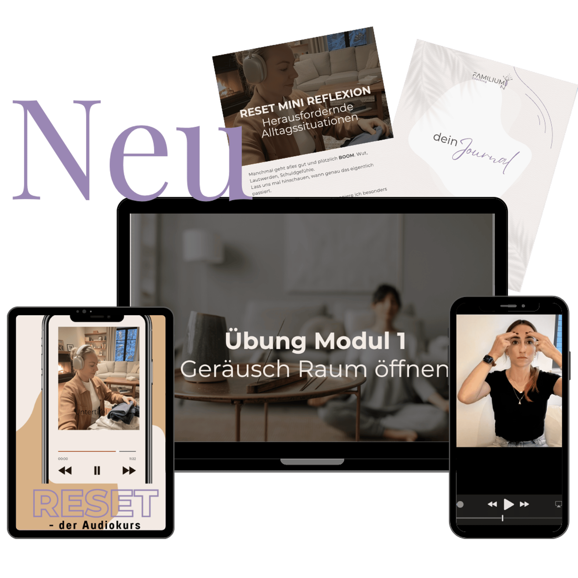 Audiokurs Schluss mit Ausrasten - Journal, Audio-Module und &Uuml;bungen