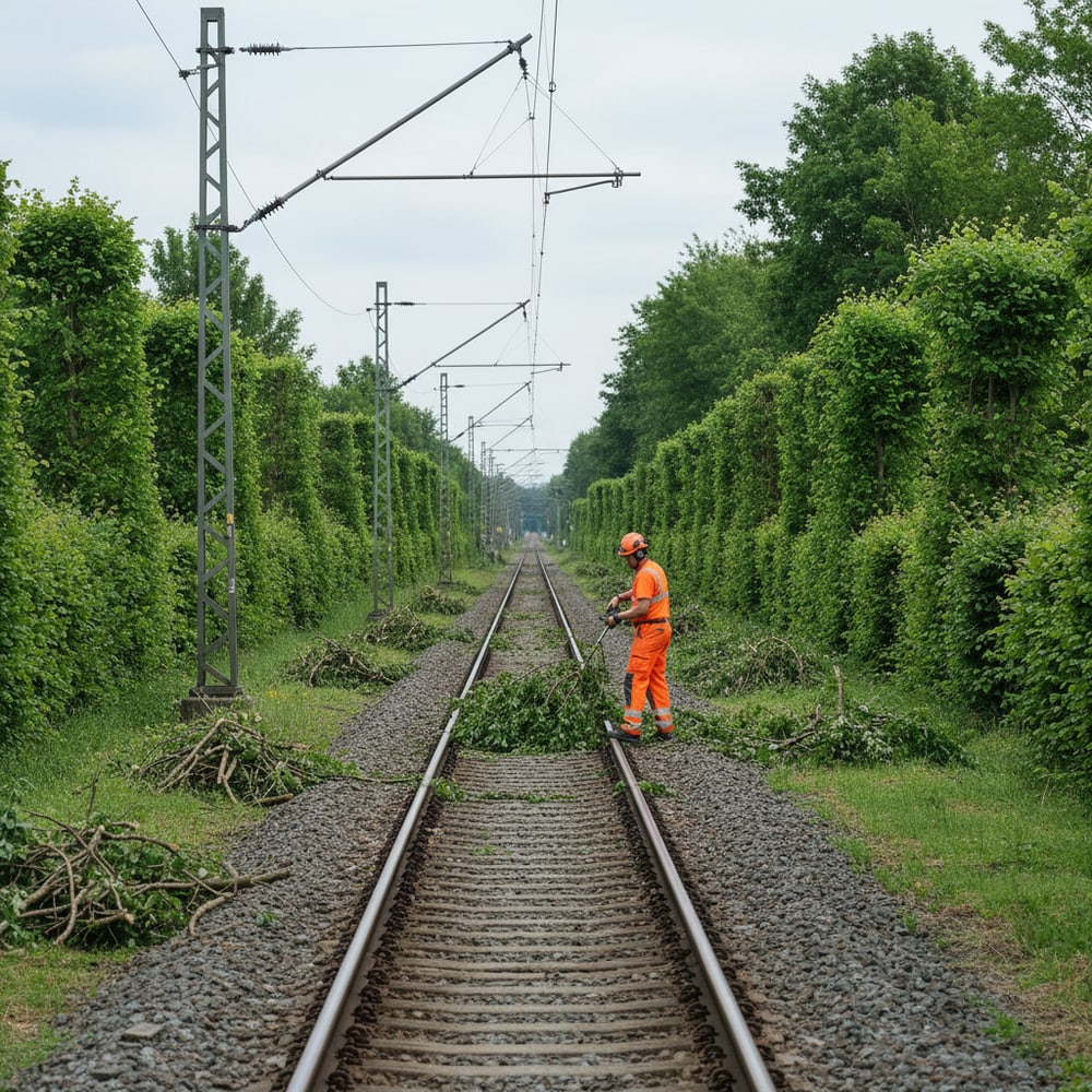 Bahnnahe Vegetationspflege