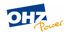 Logo mit blauem Rechteck, das „OHZ“ in Weiß und „Power“ in Orange darunter zeigt.