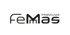 FeMas PREMIUM® Logo in Schwarz auf weißem Hintergrund