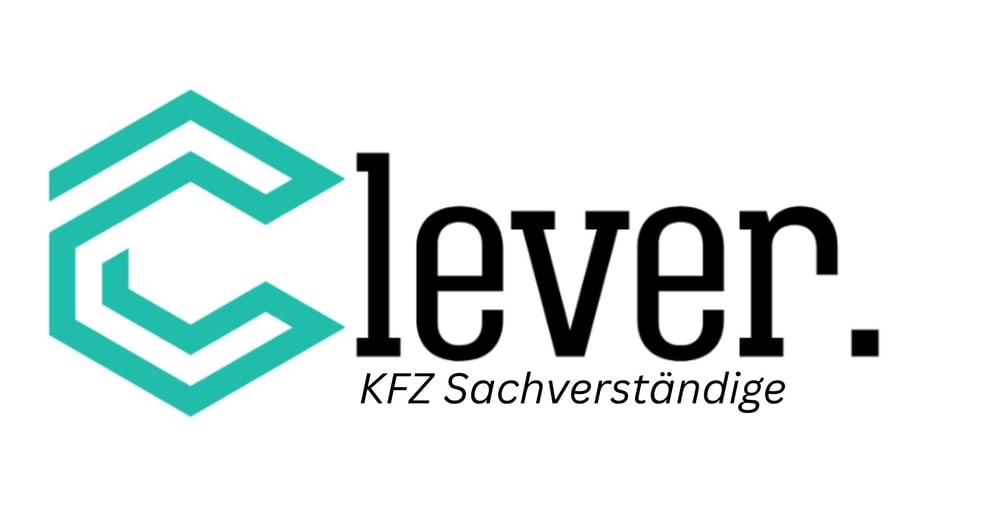Clever-Logo mit einem türkisfarbenen C-Symbol und dem schwarzen Wort „clever.“