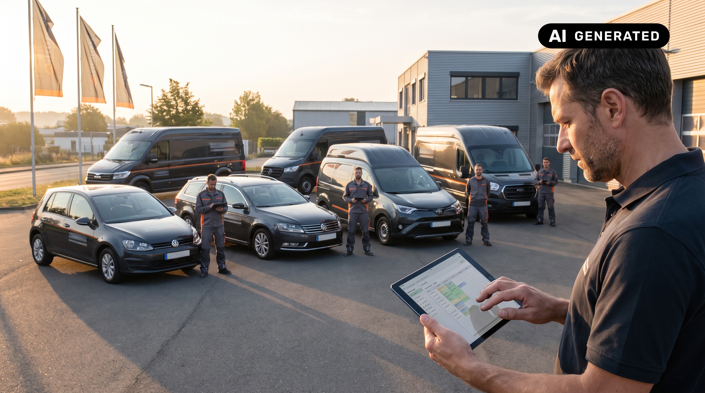 Digitales Dashboard im Einsatz bei einem Partnerbetrieb