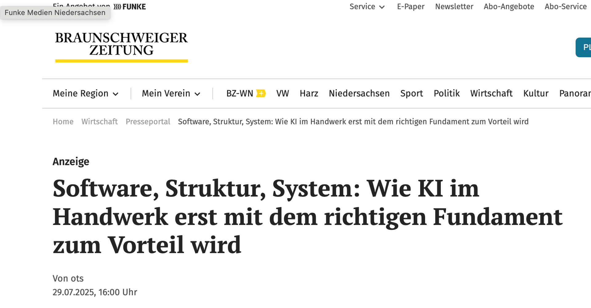 Digitales Rechnungswesen im Handwerksbetrieb – E-Rechnung ab 2027