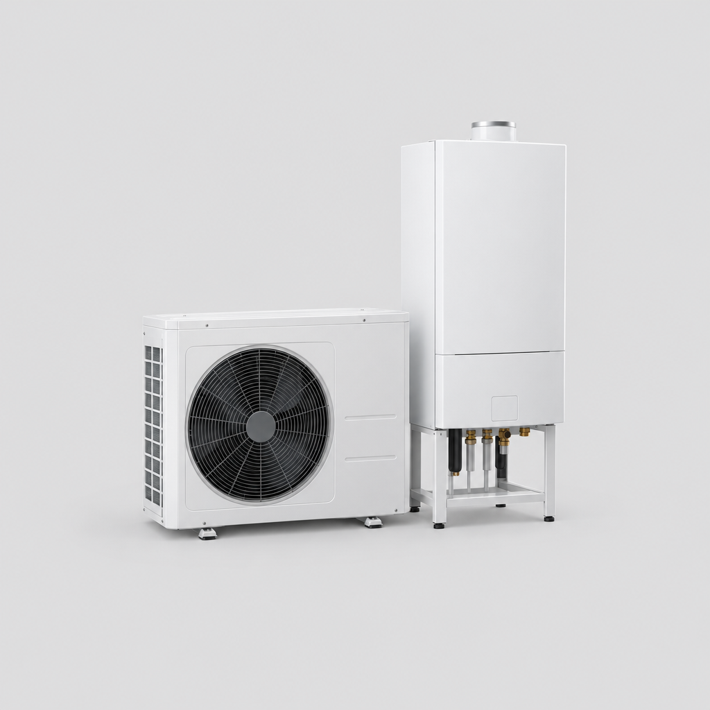 Hybrid · Gas + Wärmepumpe