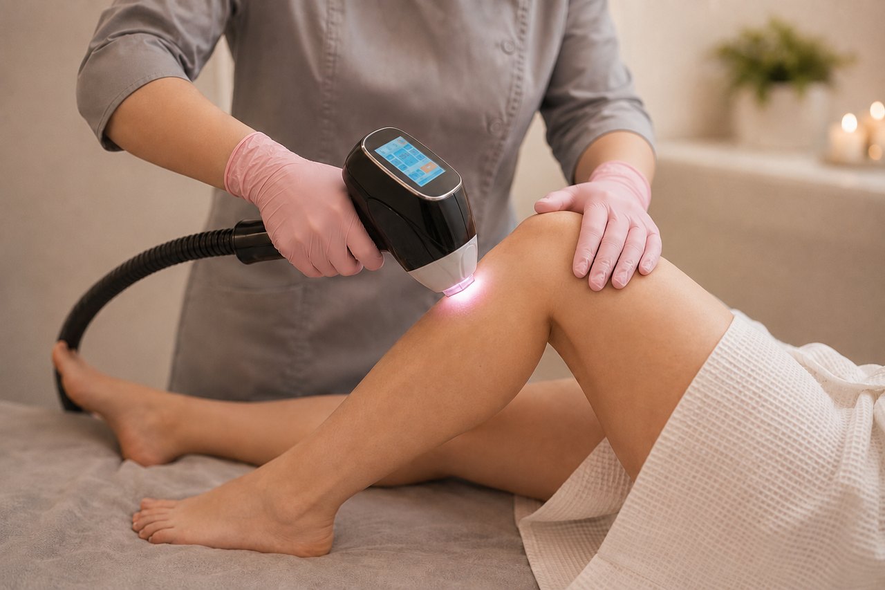 Behandlung mit dem Diodenlaser bei SWON in Pforzheim