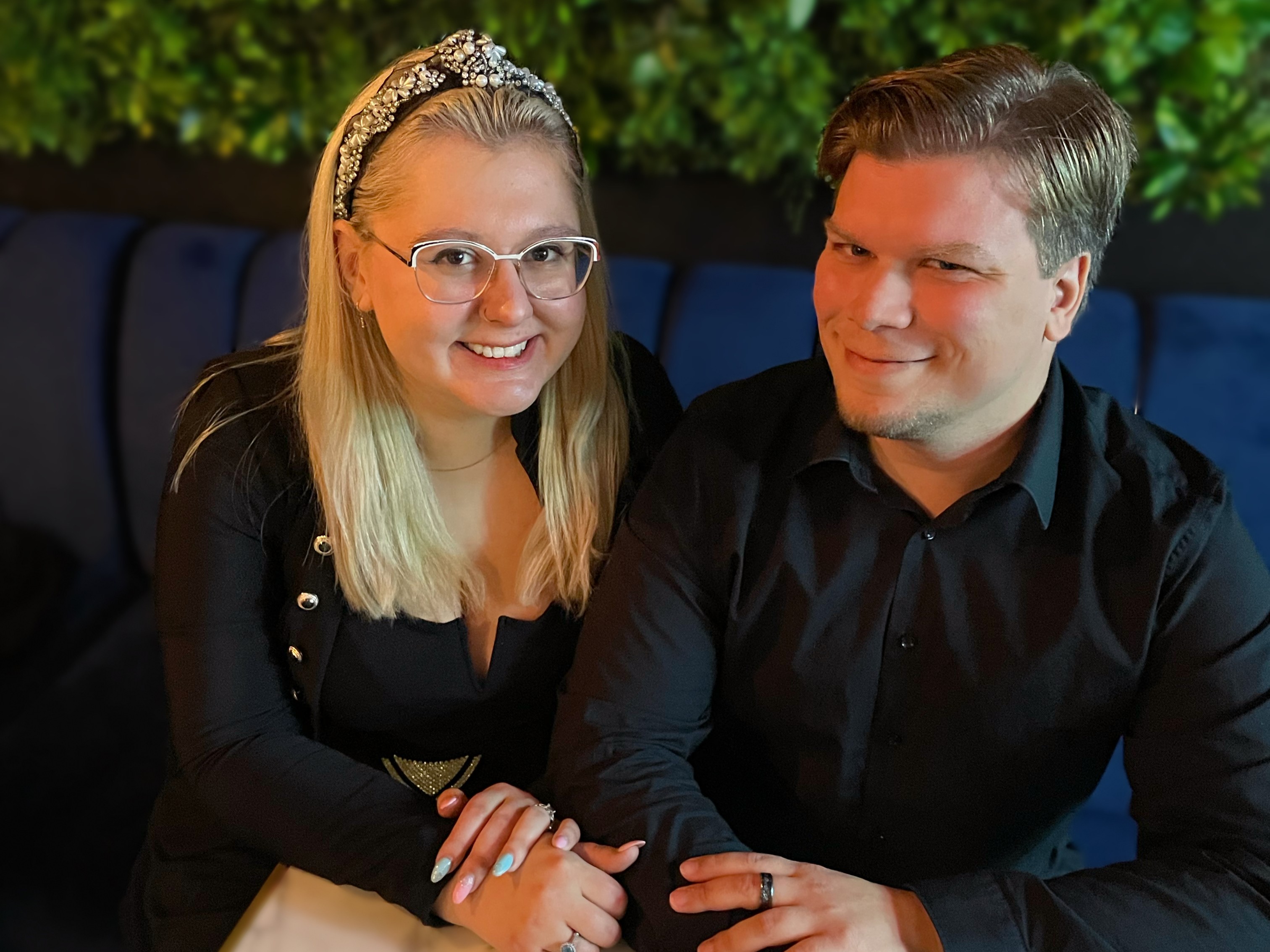 Alyssa und Oliver, Gründer von Trinker