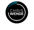 Schwarzes Logo mit weißem Text "CHRIS WENDE" und "High Performance Coach" darunter.