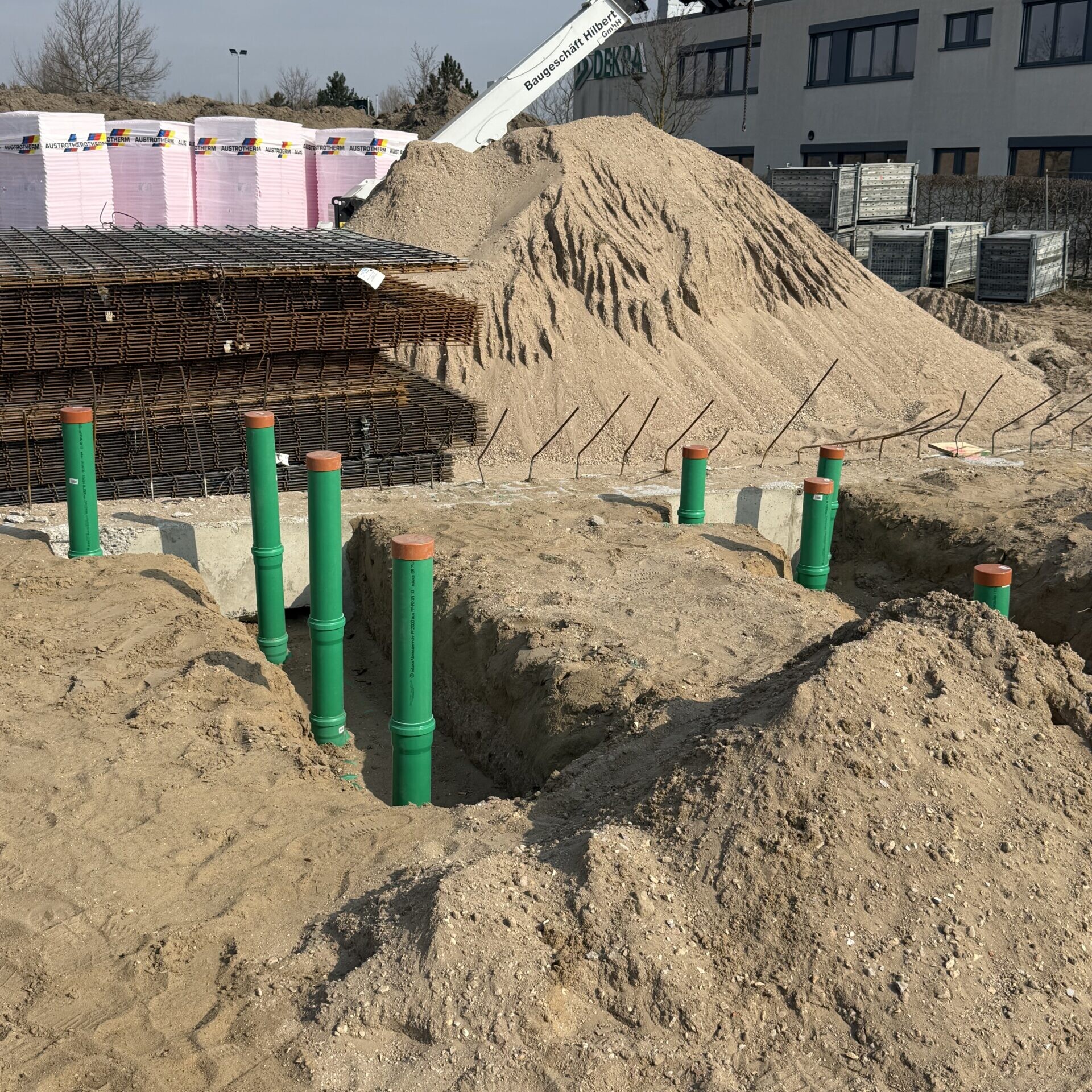 Leitungen im Erdreich