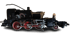 Eine auseinander gebaute Modelllokomotive von Märklin in Spur H0