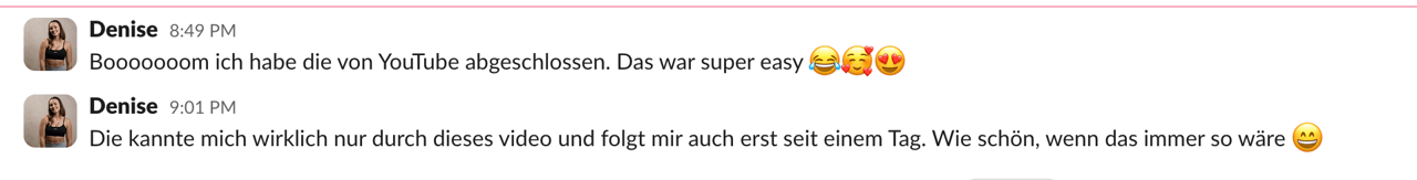 Kundenergebnis aus dem Fitpreneur Collective