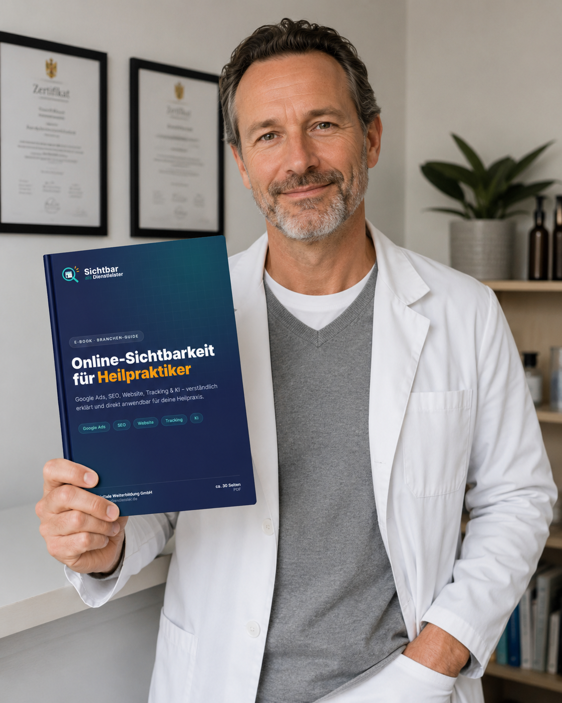 Heilpraktiker mit dem Guide