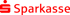Rotes Sparkassen-Logo mit dem Buchstaben S und einem Punkt, daneben der Schriftzug „Sparkasse“.