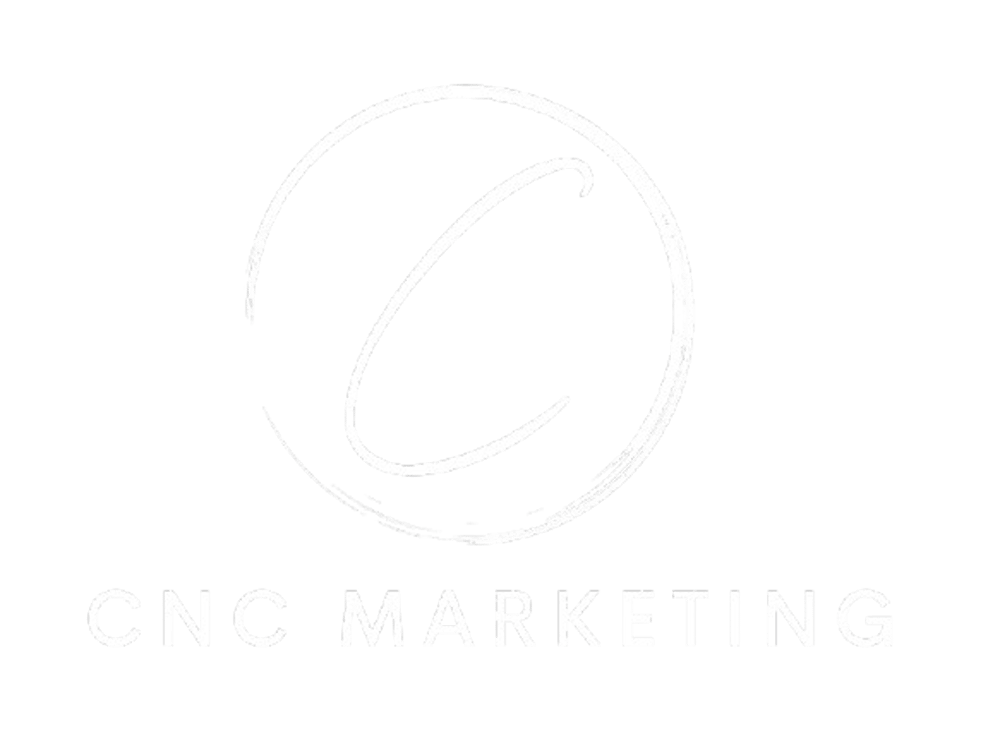 Logo von CNC Marketing mit Bildschirmen in einem Kreis.