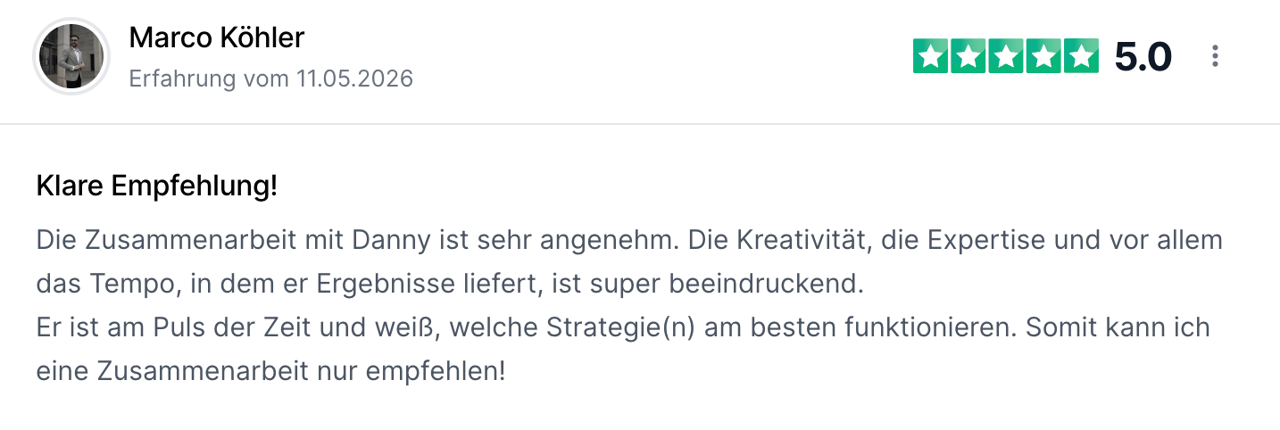 Bewertung von Marco Köhler