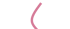 Gebogene rosa Linie auf dunkelgrünem Hintergrund.