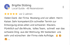 Google-Rezension von Brigitte Stübing mit 5 Sternen lobt Firma Mustang für schnelle, pünktliche Klavierentsorgung.