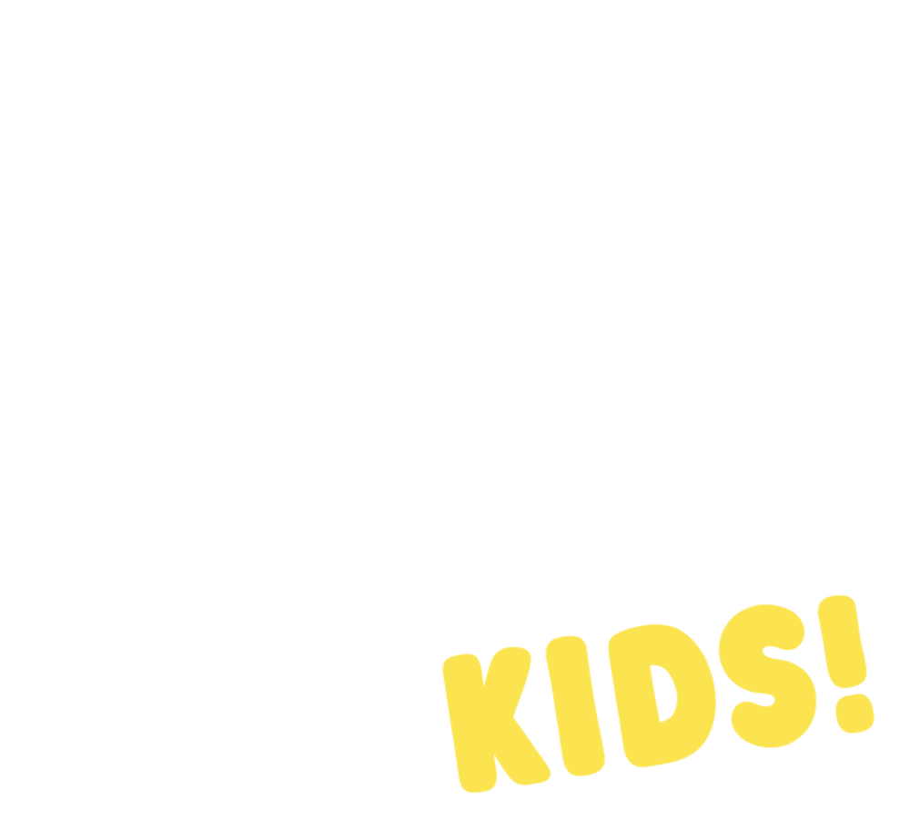 White text "Music & Co." with yellow "KIDS!" text below on a dark green background.