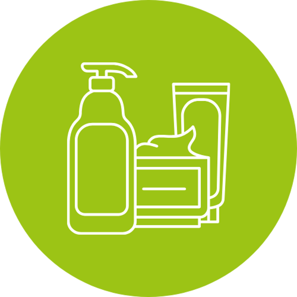 Symbol Pflegeprodukte