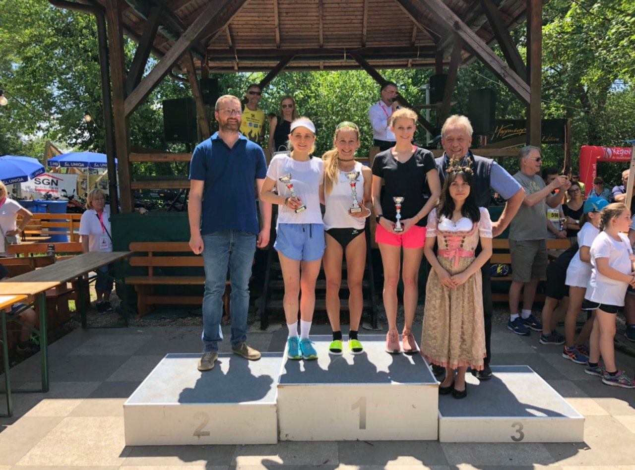 Siegerehrung beim St. Laurent Lauf in Tattendorf 2019