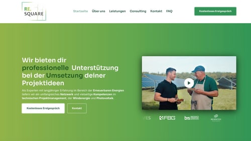 Webdesign Beispiel von Suhrhoff Webdesign