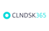CLNDSK365 Logo mit türkisfarbenem Kreis links und dunkelblauer Schrift auf dunkelgrünem Hintergrund.