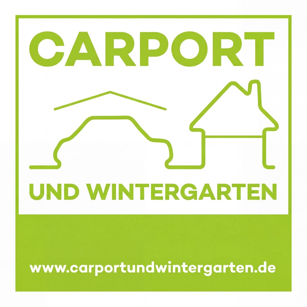 PAVA Terrassendächer Logo mit weißem P, grauem A, blauem V und weißem A auf grünem Hintergrund.