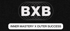 BXB-Logo mit ineinander verschlungenen Kreisen und Text "INNER MASTERY X OUTER SUCCESS" auf schwarzem Hintergrund.