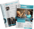 Zwei Magazine liegen übereinander, das obere zeigt "PARKNEWS" und zwei Personen, die sich abklatschen.