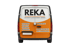 REKA Dienstleistungs GmbH Firmenfahrzeug mit Auflistung der Dienstleistungen wie Entrümpelung, Umzugsservice und Rückbau – regionaler Anbieter für professionelle Montagen und Entsorgung