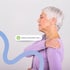 Woman experiencing shoulder pain, seeking treatment