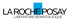 La Roche-Posay Logo mit blauem Quadrat und dem Text "Laboratoire Dermatologique".