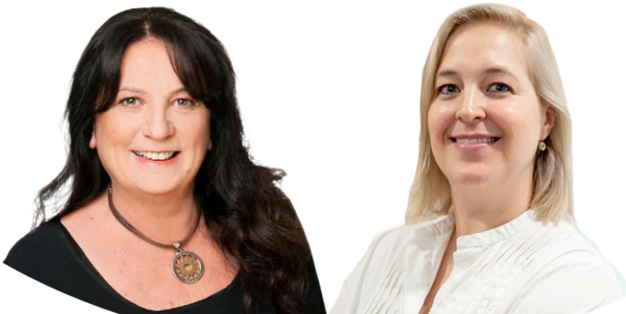 Heike Herrmann und Julia Wenderhold, Kursleiterinnen der Ausbildung KFO Office Managerin