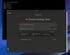 Claude AI desktop app interface showing "Good evening, User" and a terminal window running a pgrep command for electron.