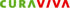 CURAVIVA Logo mit grünem "CURA" und rotem "VIVA".