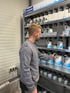 Mitarbeiter während der Arbeit