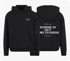 Schwarzer Hoodie mit weißem Logo "Madhouse 2020" vorne, hinten "SCHOOL IS OUT TIME TO SHINE".