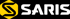 Saris Logo: Gelbes Sechseck mit schwarzem "S" und weißem "SARIS" Text.