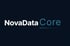 NovaData Core Logo mit "NovaData" in Weiß und "Core" in Hellblau auf dunklem Hintergrund.