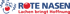 Rote Nase Logo mit einem Clown