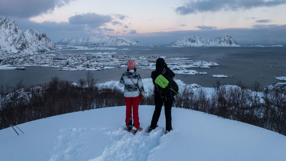Schneeschuhwanderung in Lappland