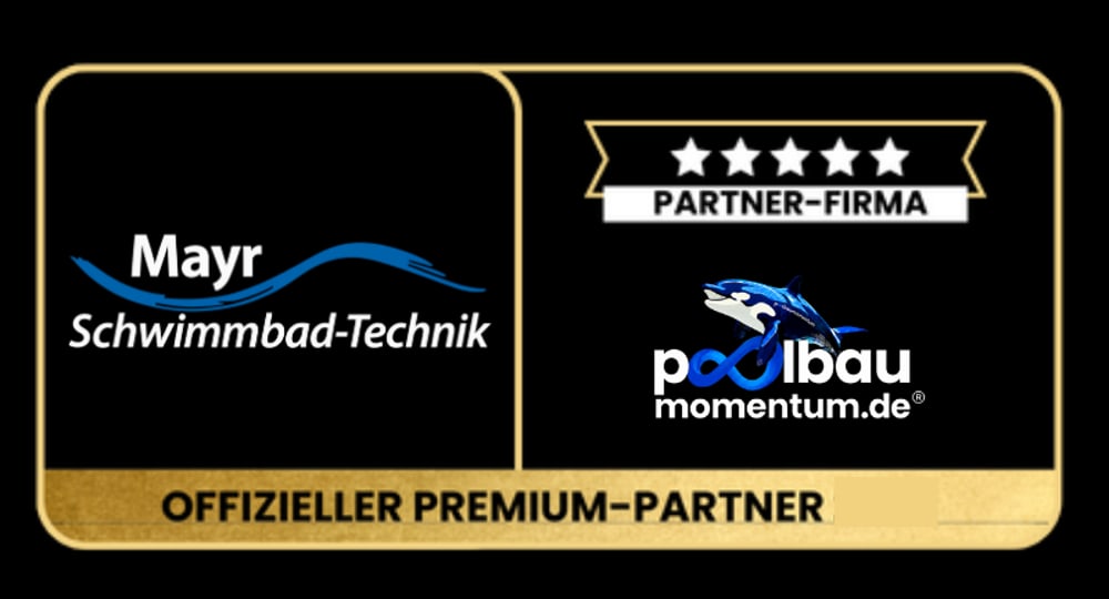 Mayr Schwimmbad-Technik ist offizieller Premium-Partner von poolbau momentum mit 5-Sterne-Bewertung als Partner-Firma.