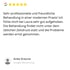 Google-Bewertung: 5 Sterne, Text: "Sehr professionelle und freundliche Behandlung in einer modernen Praxis!"