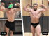 Transformationsbild von Justin +9kg in 8 Monaten