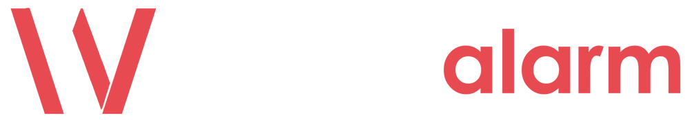 Winkelalarm logo with a red "W" and a white dot, followed by white "inkel" and red "alarm" text.