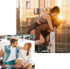two young athletic couples who get GAINSWave treatment for recovery