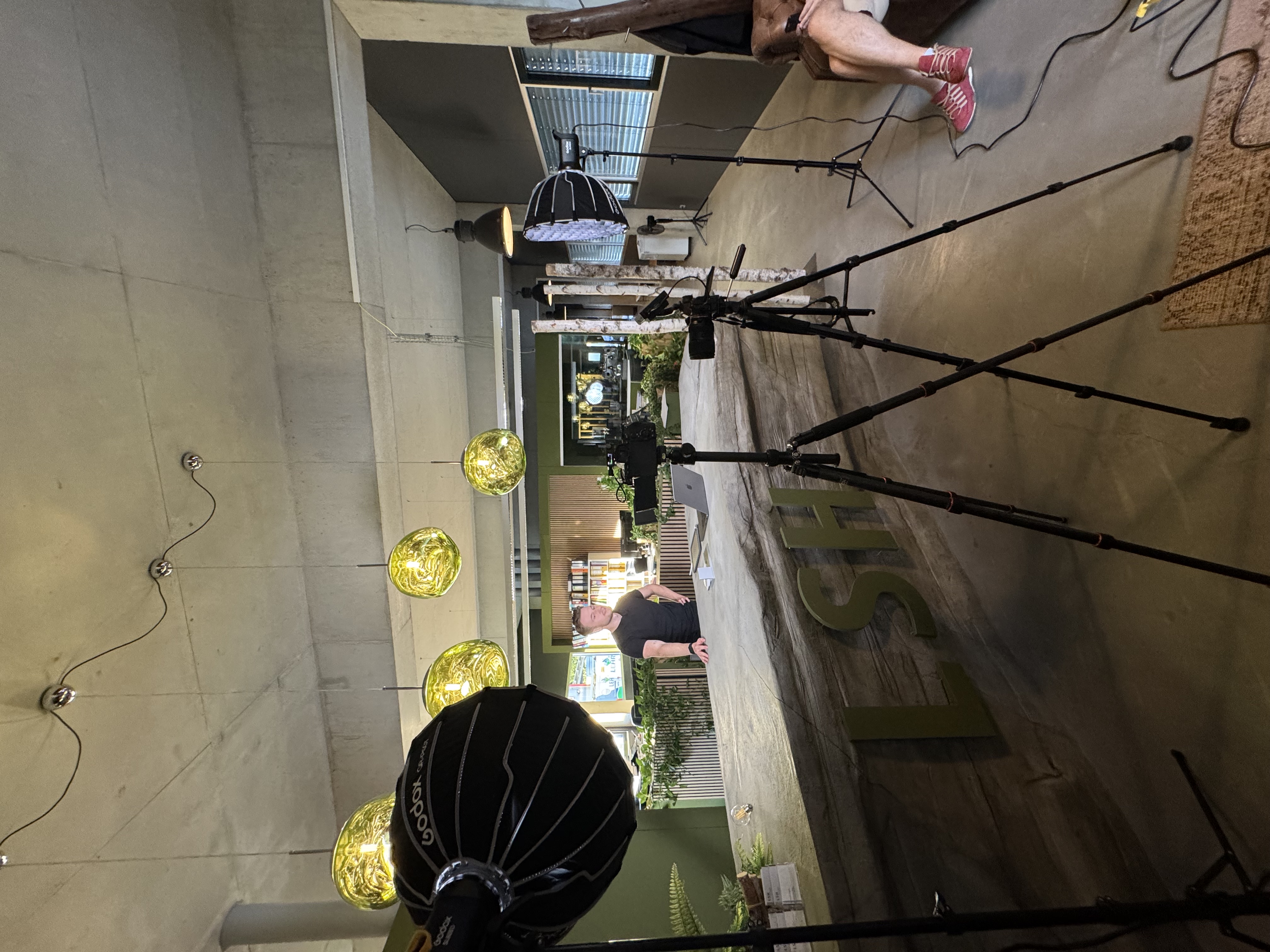 Behind-the-Scenes bei einem Kundendreh