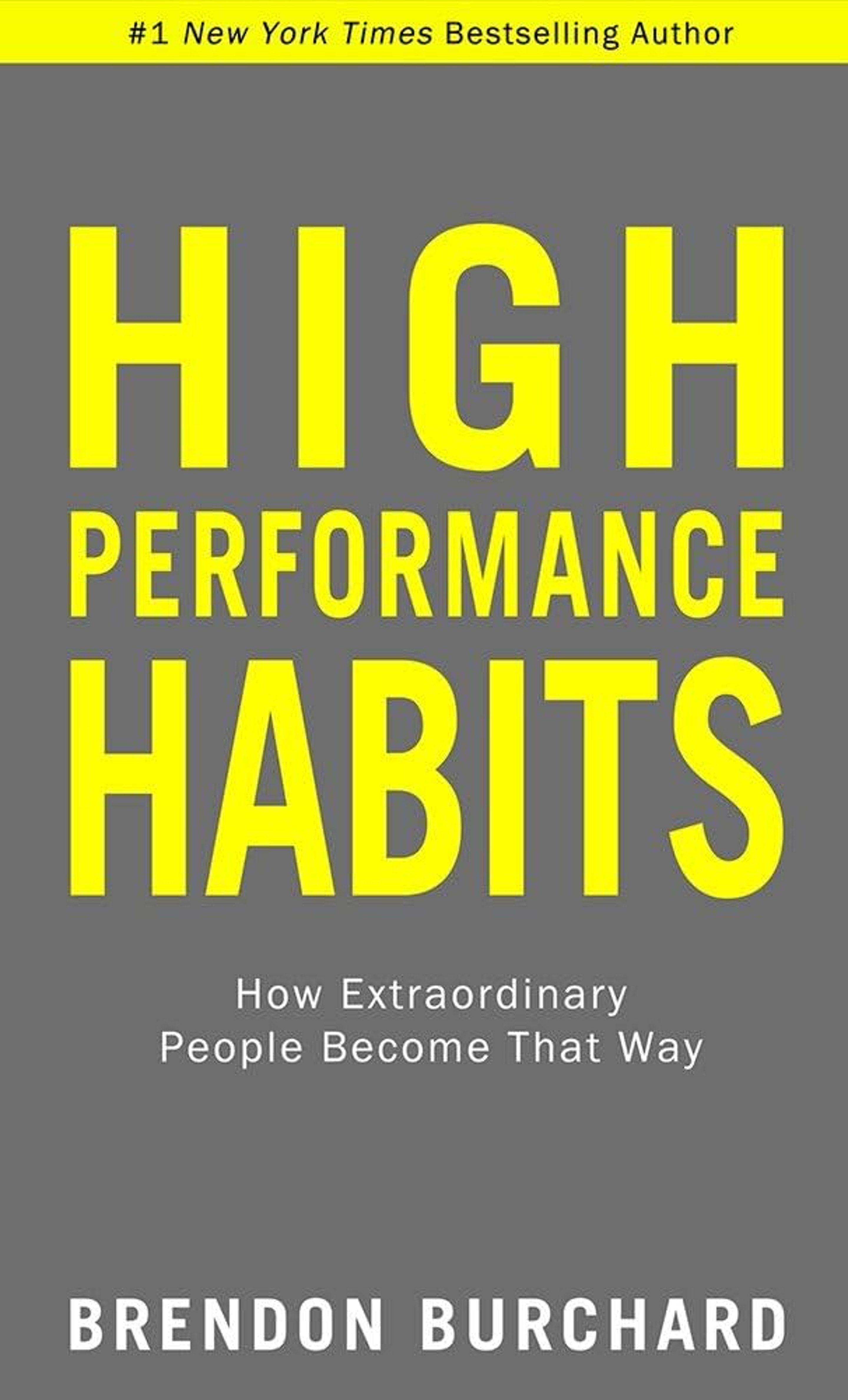Cover: High Performance Habits