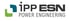Logo von IPP ESN Power Engineering mit einem grünen und türkisen, L-förmigen Symbol.