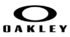 Oakley Logo: Schwarzes, ovales Symbol über dem Wort "OAKLEY" in Großbuchstaben.