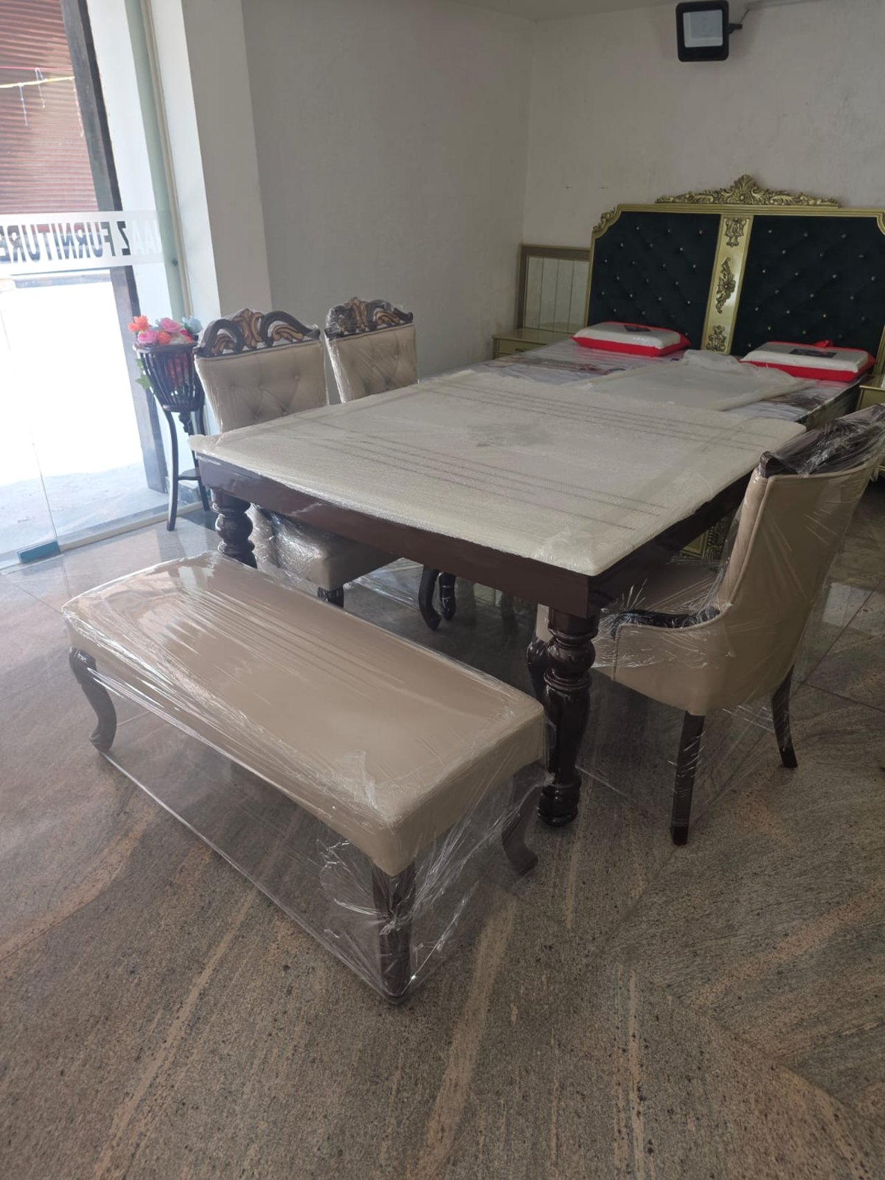 Classic Wood & Marble Set
